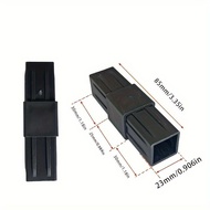 3/4/5 Pass Plastic Corner Connector Industrial Shelf Fixing Piece Steel Pipe Connector Plastic 90 De