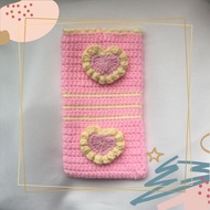 [Ready Stock] Handmade Crochet Calculator Casing Handphone 手机包 多巴胺