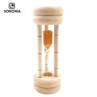 SONONIA 3 Minute Wooden Hourglasses, Kitchen Timepiece / Cooking Timer for Kids