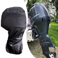 【COD】Outboard Motor Cover Oxford Cloth Boat Motor Cover with Adjustable Strap Engine Hood Covers Outboard Boat Engine Cover, Black