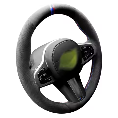 Alfanxi Hand Stitch Alcantara Steering Wheel Cover for BMW G20 G21 F40 F44 G22 G26 G30 G31 G32 G11-1