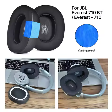 Replacement Earpads Ear Pad for JBL Everest 710 BT/Everest 710 Headset Enhanced Sound Quality,Long l