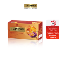 ทไวนิงส์ ชาแต่งกลิ่นแพชชั่นฟรุ้ต มะม่วงและส้ม ชนิดซอง 2 กรัม แพ็ค 25 ซอง Twinings Passion Fruit Mang