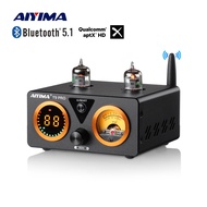 AIYIMA T9 PRO HiFi Bluetooth Tube Amplifier Stereo Power Amplificador USB DAC COAX OPT Home Audio Amp VU Meter Amplifier 100Wx2