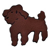 DOG RUG Vol.1 #2 Poodle Red 寵物造型地毯 紅貴賓