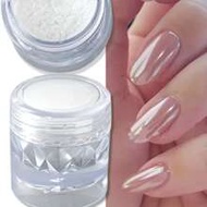 1 Box Glaze Y2K Donut Faux Pearl Powder, 1pc Armor Powder, Transparent Powder, High Gloss Faux Pearl