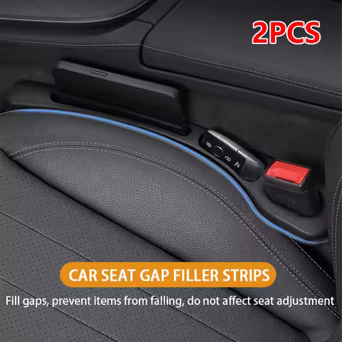 2PCS Car Seat Gap Filler Between Seats Console Organizer Car Interior Accessories For BMW E46 E90 E6