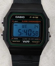 casio F91W hydromod環保主題改裝手錶<最後的藍海>