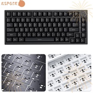 ESPOIR1 Gaming Keyboard, 82-Key AK820 Mechanical Keyboard,  With Knob Silent  Backlit Wired Keyboard