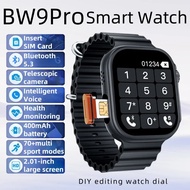 Bw9 Pro Smartwatch、 Bluetooth Calling, Telescopic Camera, Independent Card Insertion, Full Network A
