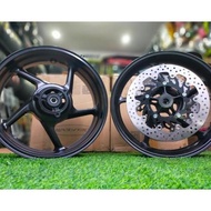 DELKEVIC NINJA 250 FI WHEELS CARBON/ Z 250 FI DOUBLE DISK WIDE 350/550 !!! Original Original