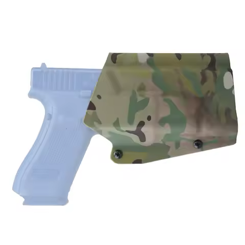 Tactical Kydex Holster for Glock 17 19 19X 45 with X300 Flashlight QLS Quick Release Outdoor Hunting