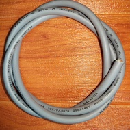 (MADE IN MALAYSIA)(100% PURE COPPER) 3CORE WIRE PVC FLEXIBLE 3 CORD 3 CORE CABLE WAYAR KABEL 70/0076