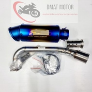 Sale คอท่อสแตนเลส Grand Firano / Qbix แกรนฟิราโน่ คิวบิก พร้อมปลายท่อ เอสซี  ฟรีแคทลดเสียง