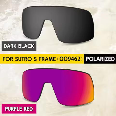 2 pairs POLARIZED Replacement Lenses for Oakley Sutro S OO9462 Sunglasses - Multi Colors