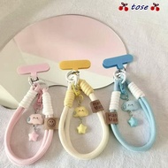 TOSE Mobile Phone Strap, Colourful Handmade Wrist Strap, Durable  Star Keychain Pendant Universal Ph