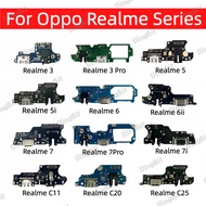USB Charging Board For Realme 5 6 7 8 Pro 5i 6i 7i C11 C12 C15 C25 C25s C20 C21 C21Y C25Y C30 C33 C3
