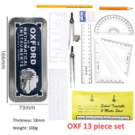 HomeHive Metal Compasses Student Stationery Supplies Ruler Triangle Multi-function Drawing 12-piece 