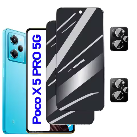 Película Poco X5 Pro,Privacy Glass For Xiaomi Poco X5 Pro 5G Screen protector Anti-Spy Film Little P