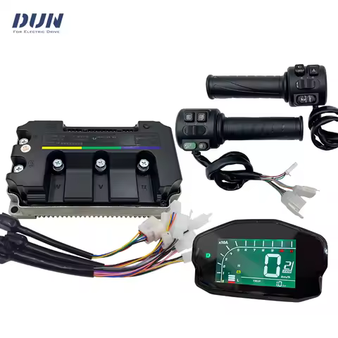 Votol EM180 GTS 3000W-5000W Boost 250A Motor Controller Kit with DKD Display Throttle for QS138 Mid 