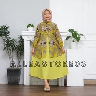 Alleastore03 Gamis batik Anak Motif dara dress modern premium dress muslim gamis batik kombinasi