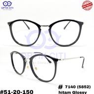 Frame Kacamata Pria Wanita Bulat 7140 Ringan Grade Premium