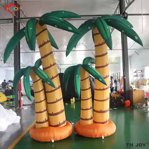 4 Meters High Inflatable Palm Tree For Garden Decoration Blow Up Plant Coconut Tree For Stage Displa