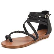 [Chính hãng XiangLV] Giày sandal chiến binh boho xỏ ngón dây chéo bính cao cấp chính hãng nội địa Tr
