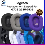Singee Singee 1Pair Logitech G733 G335 G535 Headset Replacement Earpads Cushion Earpad