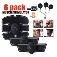 6 Pack Muscle Stimulator EMS Abs Trainer Fitness Device / Otot Elektrik Rangsangan