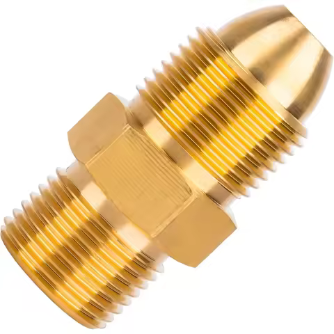 A03F-G5/8 Male To CGA580 Male Argon& Nitrogen Gas Adapter Set, Fits CO? , Helium Neon Cylinders