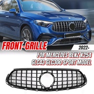 For Mercedes Benz X254 GLC43 GLC300 Sport Model 2022+ GT Style Front Radiator Grille Mesh Grill, Car