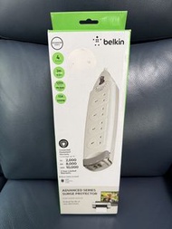 Belkin Advanced Series 4 插座防雷保護器拖板