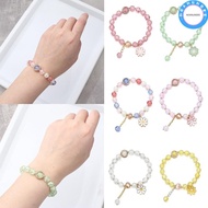 NOANUNDEE Korean Daisy Bracelet, Elastic Multicolor Bohemian Bracelet, Gifts Lucky Handmade Bracelet