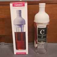 全新Hario 冷泡咖啡壺連濾隔 650ml Filter-in Coffee Bottle Cold Brew FIC-70 （淺灰色）
