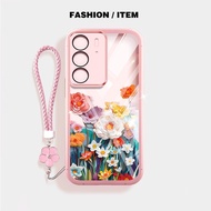 VRQR for Oppo Realme C85 C71 C75X C75 C65 C55 4G Narzo N55 Romantic Flower Field with Flower Hanging