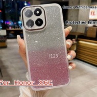 Casing For Honor X6c 4G 2025 HonorX6c X6 C X6C 4G softcase Gradient Phone Case Glitter Bling Bling C