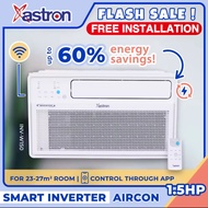 Astron INV-W150 1.5HP Smart Inverter Window-Type Aircon with Installation