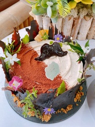 鑠甜點 自取款 神木 花生 拿鐵 奶霜 戚風蛋糕 慶生 蛋糕 父親節