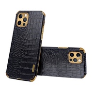 iPhone 12 11 Pro 12 Mini Cover Crocodile Pattern Coque For Apple iPhone X S XR XS Max 8 7 6 S 6S Plus SE 2020 Cases