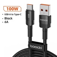 Toocki USB Type-C Fast Charging Braided Data Cable 6A 100W 1M - TXCT- HY01