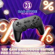 8bitdo Pro 2 Black Bluetooth Gamepad for Nintendo Switch, Windows, Mac, Phone