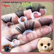 ✿BJA✿ 10pcs Eyes Eyelash Toys, 8 Styles 12-35mm Doll Toy Safety Eyes, High Quality DIY Crystal Eyeba