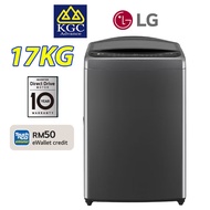 LG Top Load Washing Machine with Intelligent Fabric Care Inverter Washer Mesin Basuh (17kg) TV2517SV