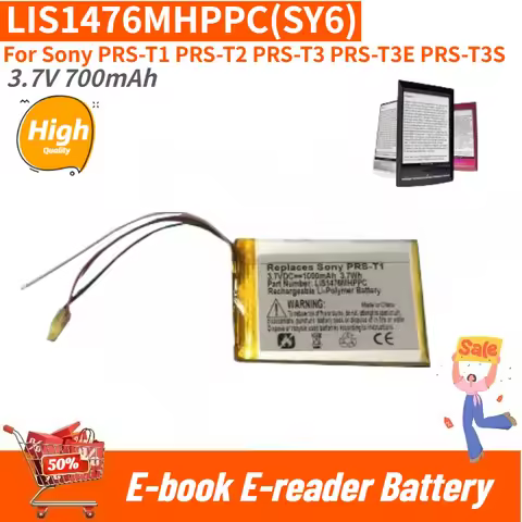 LIS1476MHPPC(SY6) High Quality E-reader Battery 3.7V 700mAh 1-853-104-11 LIS1476 for Sony PRS-T1 PRS