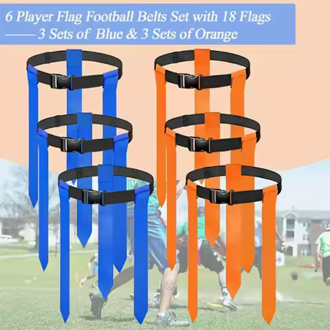6pcs/14pcs Pack Rugby Waist Flag Flags FlagFootballBelt Outdoor Sports Non-Rushing Touchdowns Rivalr