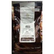 Callebaut Chocolate811/ Counventure Chocolate/Finest Belgium Chocolate/ 1000gr (original pack)