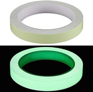 32.8 Feet x 0.6 Inch Fluorescent Green Reflective Tape Stairway Safety Tape Glow in The Dark Luminou