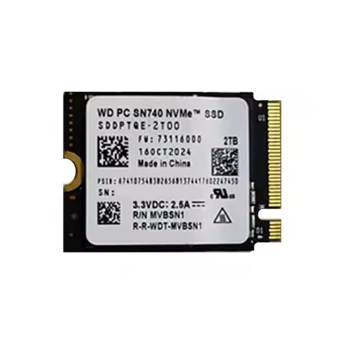 Western Digital SN740 1TB 2TB M.2 2230 Gen4 PCle 4.0 NVMe Solid State Drive for Steam Deck Rog ally 