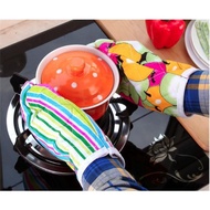 Kitchen Glove Microwave Oven Gloves Thicken Insulated Gloves Kitchen High Temperature Resistance Ove